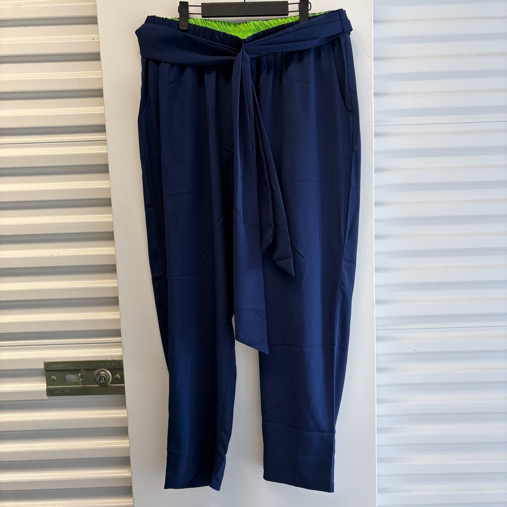NWT Gretchen Scott Designs Navy Bon Voyage Pant Size XXXL